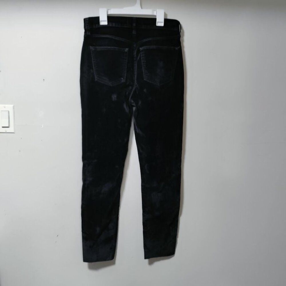 Free People We The Free Stella Velvet High Waisted Skinny Jeans Black Size 28 - Picture 5 of 16
